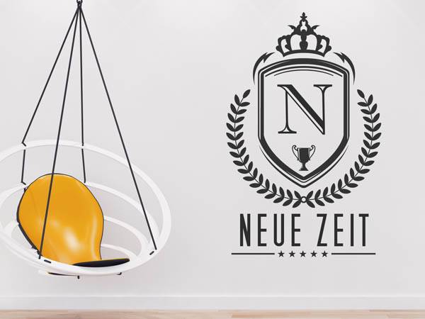 Wandtattoo Neue Zeit Wappen