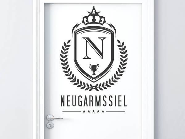 Wandtattoo Neugarmssiel Wappen