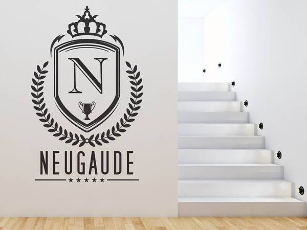 Wandtattoo Neugaude Wappen