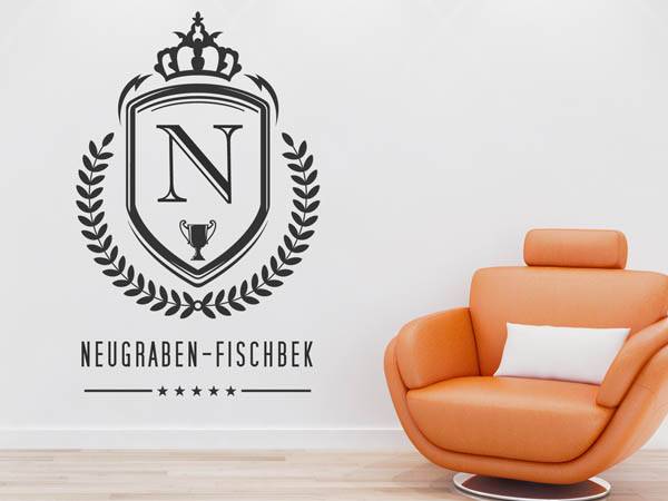 Wandtattoo Neugraben-Fischbek Wappen