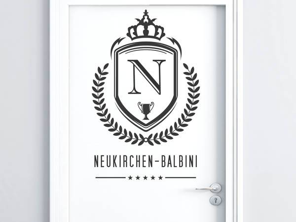 Wandtattoo Neukirchen-Balbini Wappen