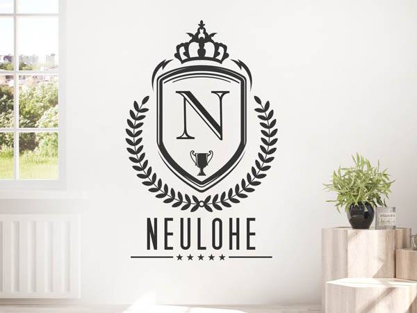 Wandtattoo Neulohe Wappen