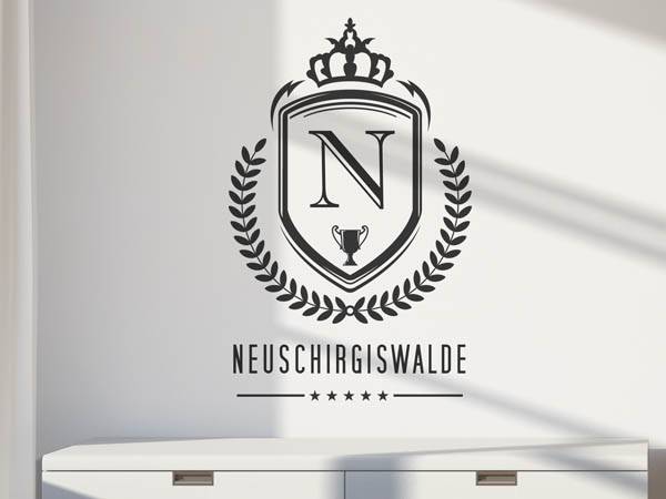 Wandtattoo Neuschirgiswalde Wappen