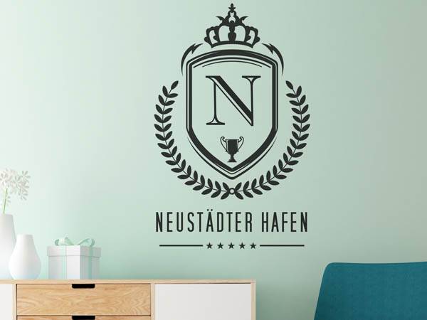 Wandtattoo Neustädter Hafen Wappen