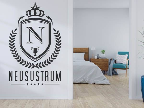 Wandtattoo Neusustrum Wappen