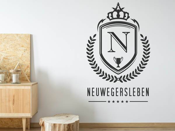 Wandtattoo Neuwegersleben Wappen