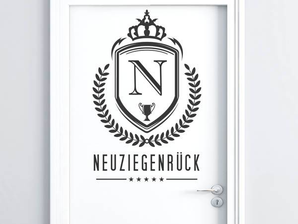 Wandtattoo Neuziegenrück Wappen