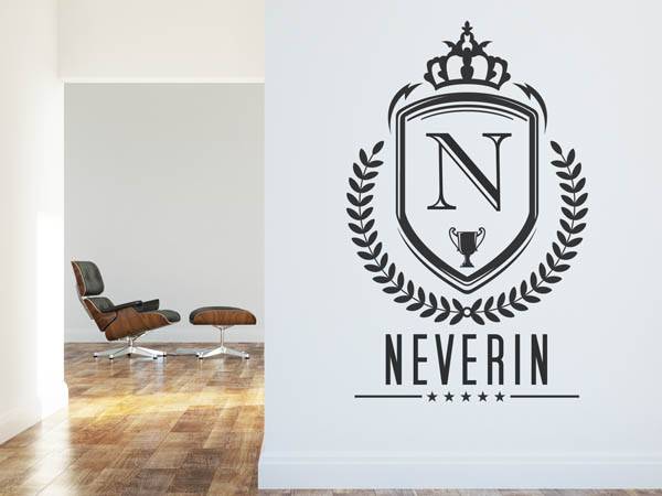 Wandtattoo Neverin Wappen