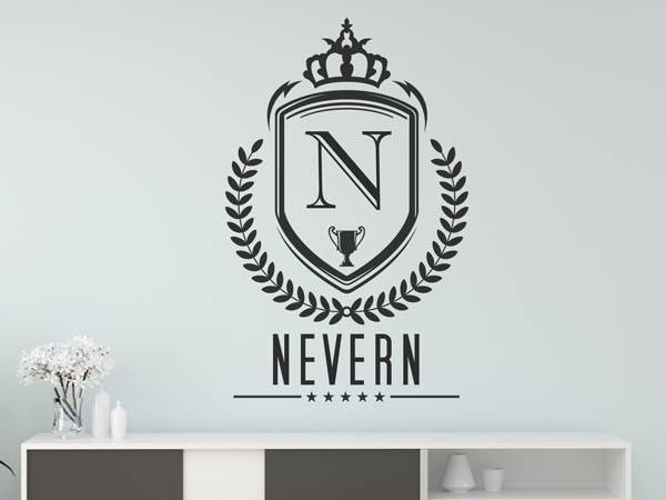 Wandtattoo Nevern Wappen