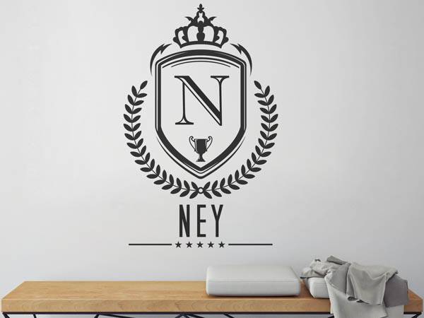 Wandtattoo Ney Wappen