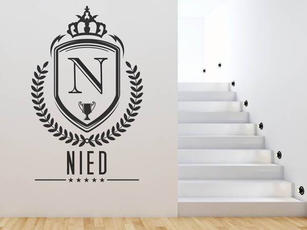 Wandtattoo Nied Wappen