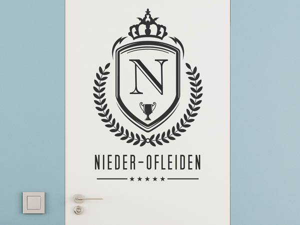 Wandtattoo Nieder-Ofleiden Wappen