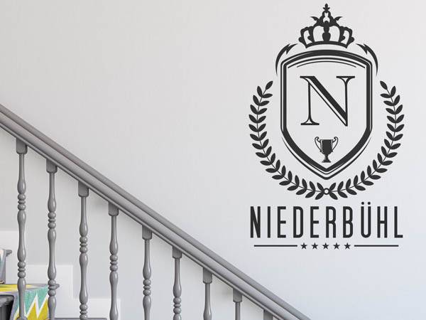 Wandtattoo Niederbühl Wappen