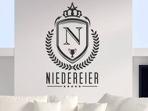 Wandtattoo Niedereier Wappen