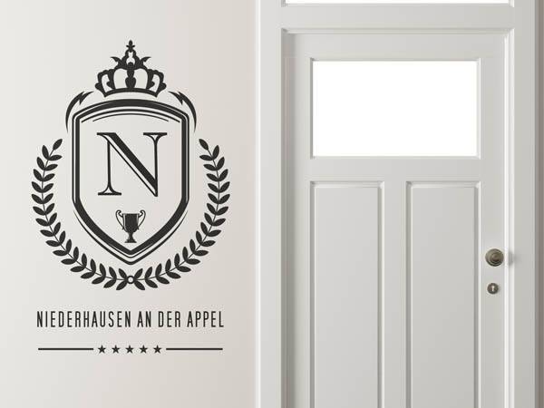 Wandtattoo Niederhausen an der Appel Wappen