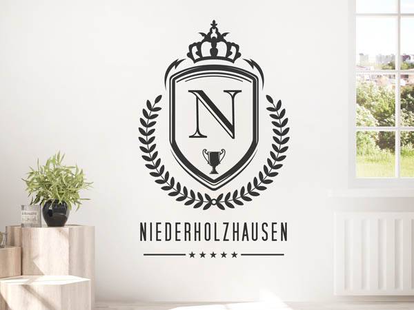 Wandtattoo Niederholzhausen Wappen
