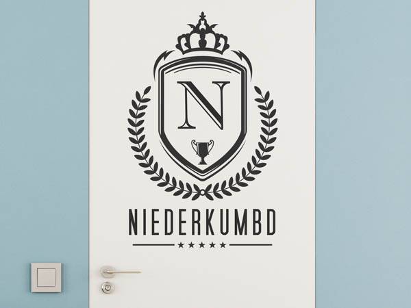 Wandtattoo Niederkumbd Wappen