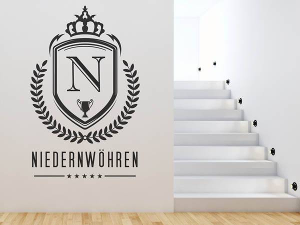 Wandtattoo Niedernwöhren Wappen