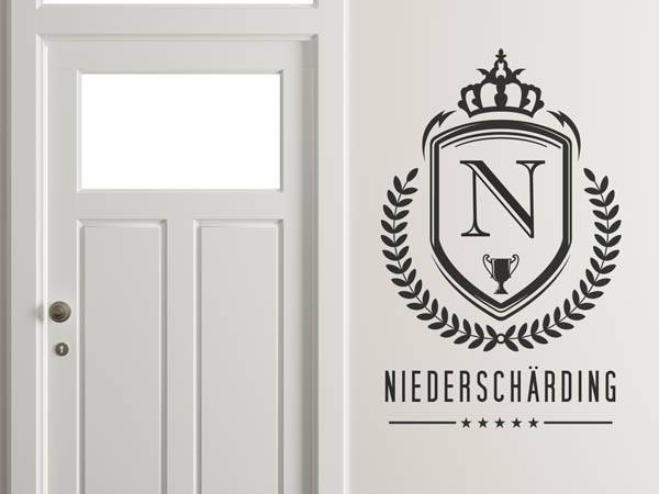 Wandtattoo Niederschärding Wappen