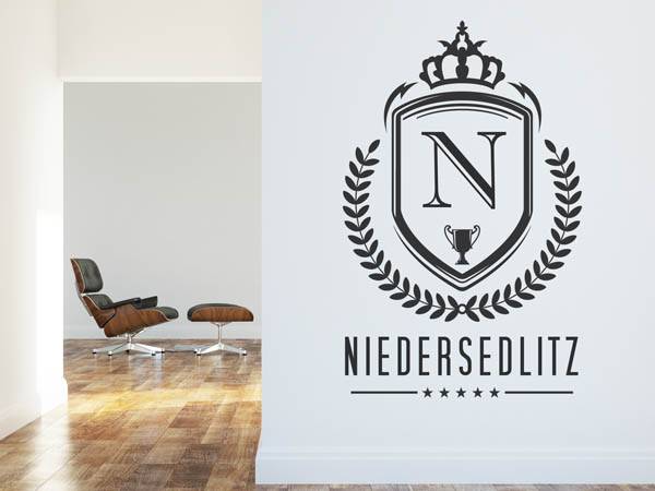 Wandtattoo Niedersedlitz Wappen