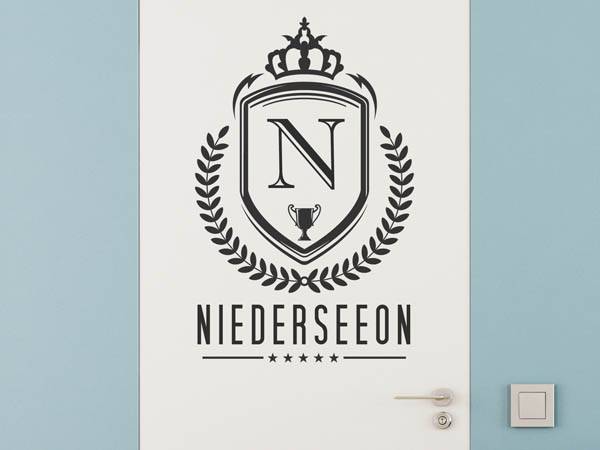 Wandtattoo Niederseeon Wappen