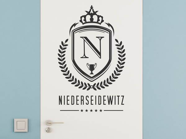 Wandtattoo Niederseidewitz Wappen