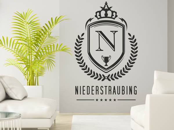 Wandtattoo Niederstraubing Wappen