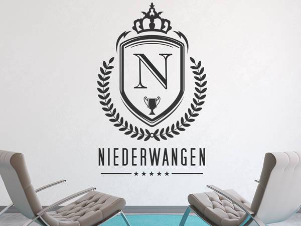 Wandtattoo Niederwangen Wappen