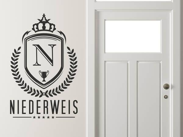 Wandtattoo Niederweis Wappen