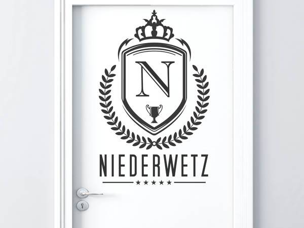 Wandtattoo Niederwetz Wappen