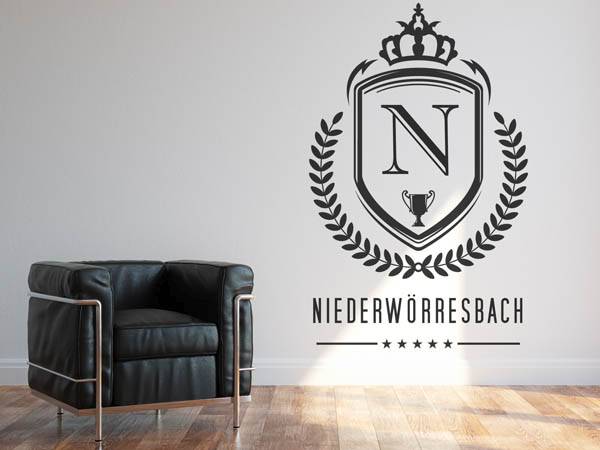 Wandtattoo Niederwörresbach Wappen
