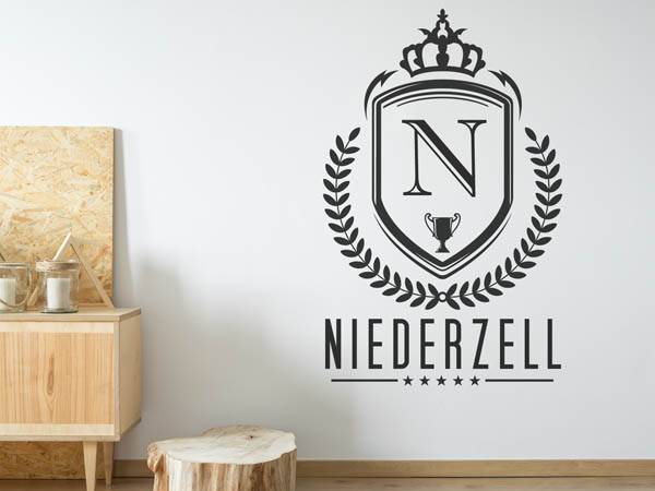 Wandtattoo Niederzell Wappen
