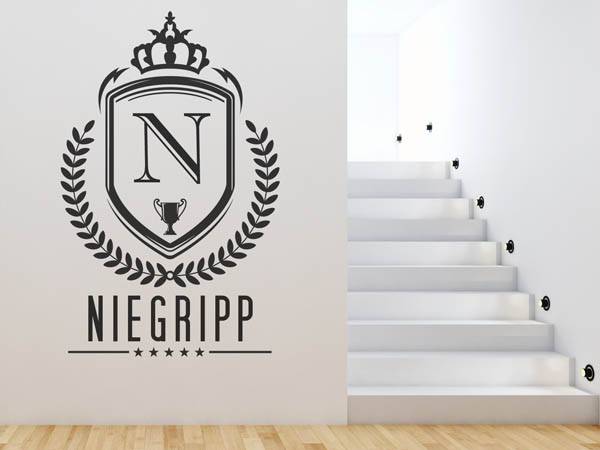 Wandtattoo Niegripp Wappen
