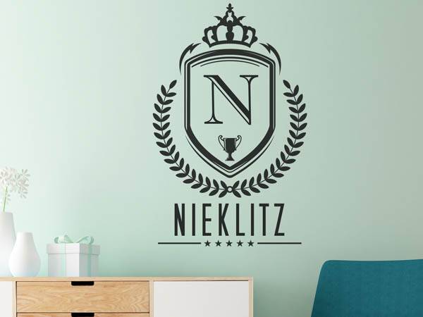 Wandtattoo Nieklitz Wappen