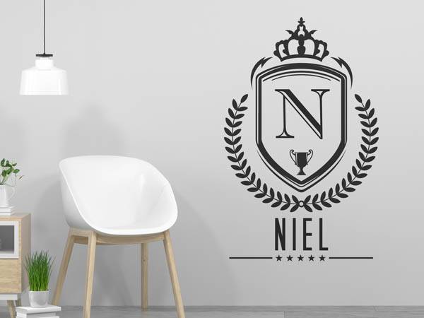 Wandtattoo Niel Wappen