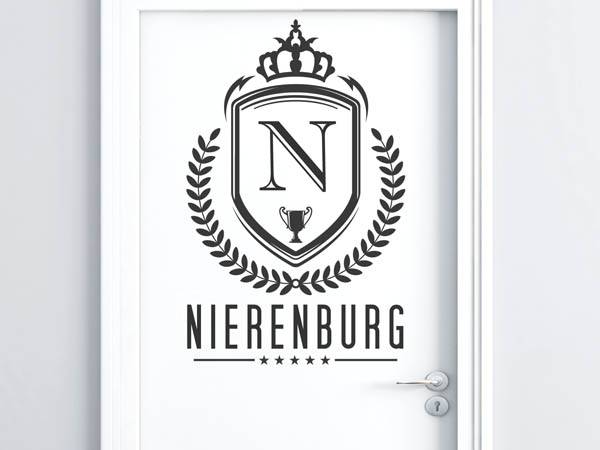 Wandtattoo Nierenburg Wappen
