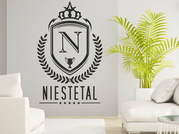 Wandtattoo Niestetal Wappen