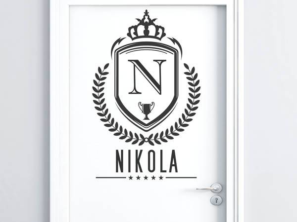 Wandtattoo Nikola Wappen