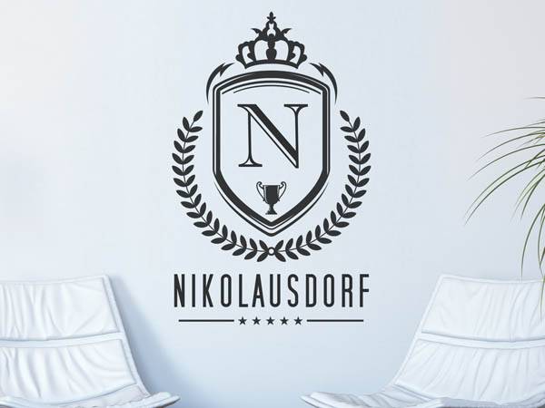 Wandtattoo Nikolausdorf Wappen