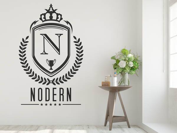 Wandtattoo Nodern Wappen