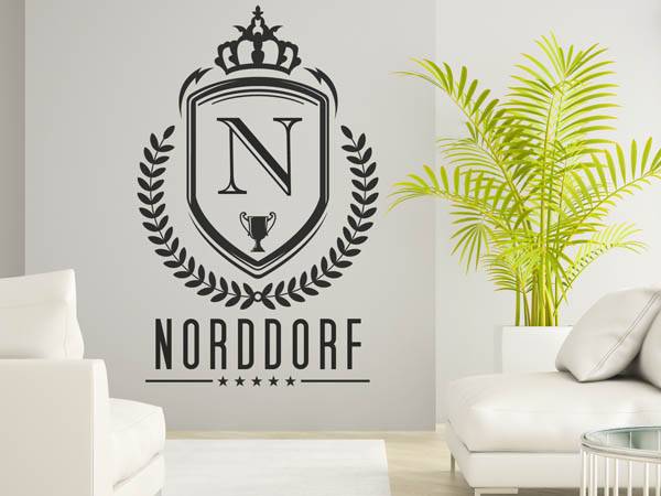 Wandtattoo Norddorf Wappen