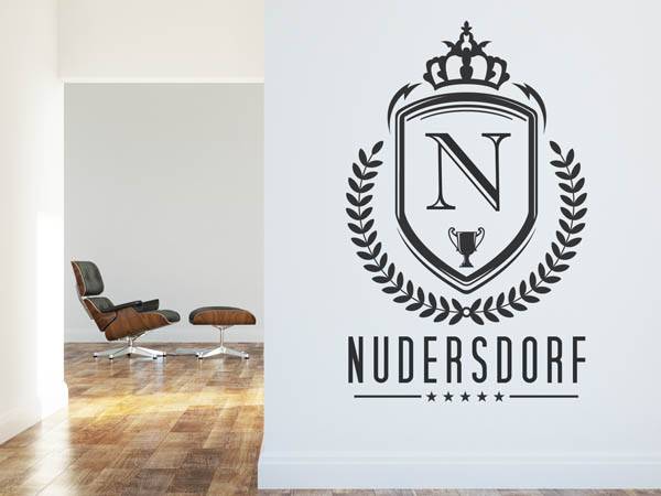 Wandtattoo Nudersdorf Wappen