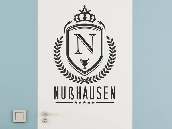Wandtattoo Nußhausen Wappen
