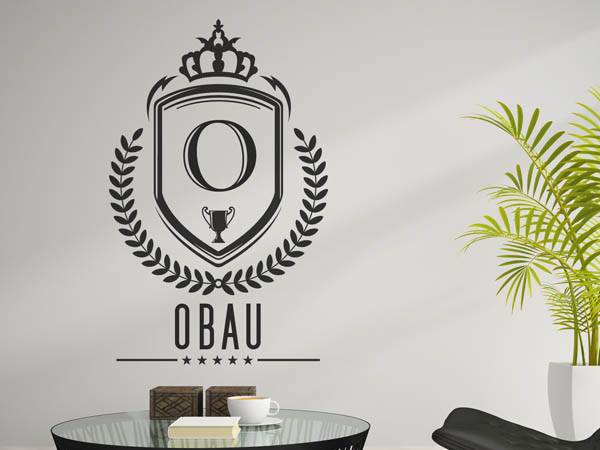 Wandtattoo Obau Wappen