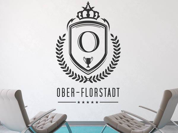 Wandtattoo Ober-Florstadt Wappen