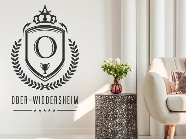 Wandtattoo Ober-Widdersheim Wappen