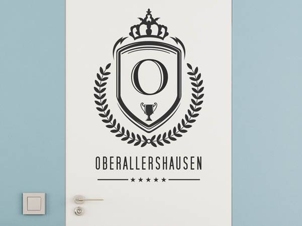 Wandtattoo Oberallershausen Wappen