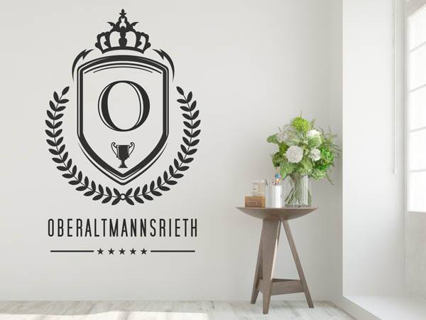 Wandtattoo Oberaltmannsrieth Wappen