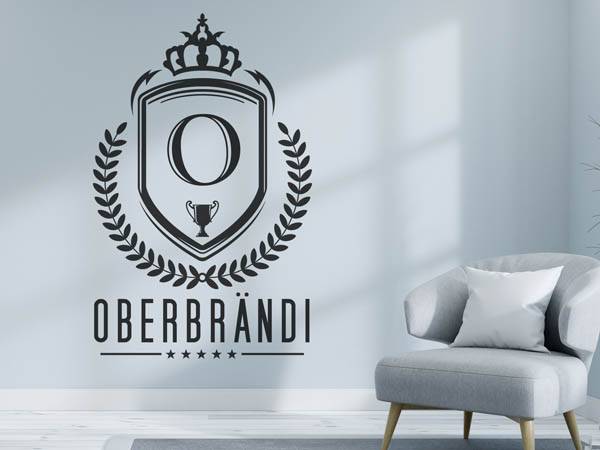 Wandtattoo Oberbrändi Wappen