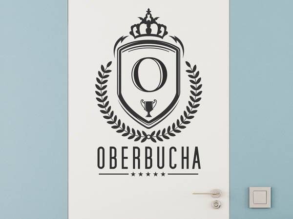 Wandtattoo Oberbucha Wappen